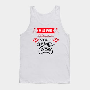 V Is For Valentine's Tank Top